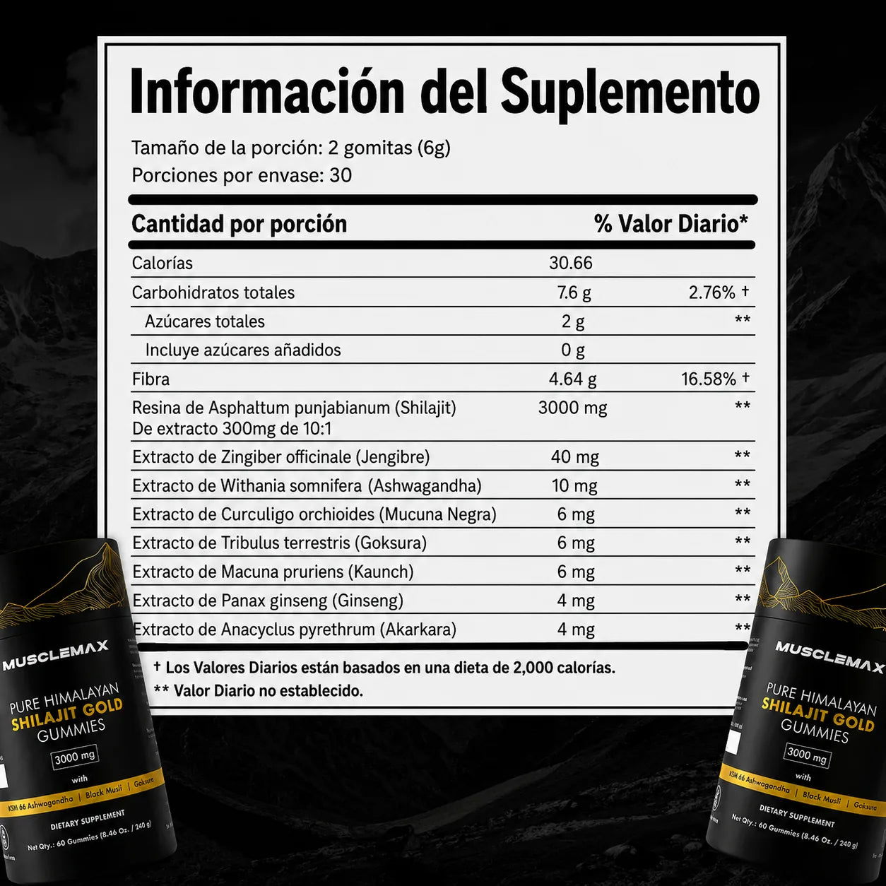 Gomitas Pure Shilajit MuscleMax™