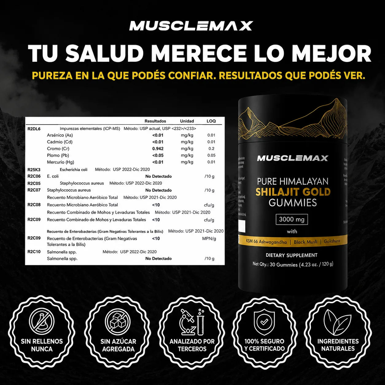 Gomitas Pure Shilajit MuscleMax™