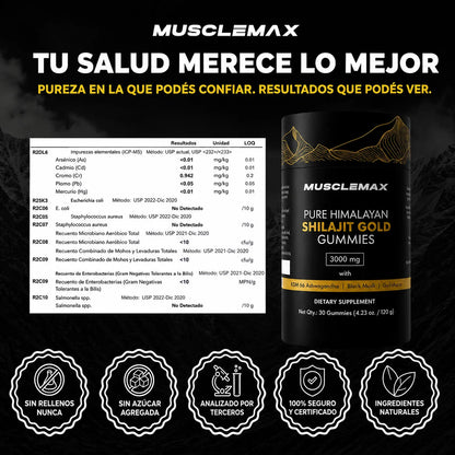 Gomitas Pure Shilajit MuscleMax™