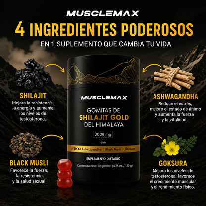 Gomitas Pure Shilajit MuscleMax™